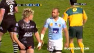 Perpignan vs Bayonne fight - Le Corvec, Martin, Marty suspended
