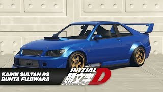 INITIAL D - BUNTA'S SUBARU IMPREZA WRX STI GC8 (KARIN SULTAN RS) GTA 5 ONLINE