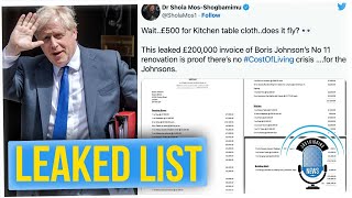 Personal Items Bought By Boris Johnson Have Been Leaked