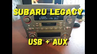 Магнитола Legacy / Outback USB AUX дорестайл (Pioneer X460UI)