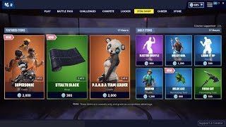 *NEW*Supersonic Skin & Stealth Black Wrap! Fortnite Item Shop April 17, 2019