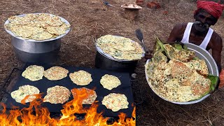 OMELETTE !!! 200 Omelette prepared by my daddy Arumugam / Village food factory