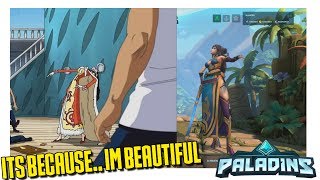 ?Paladins LIAN CHAMPION►BOA HANCOCK Looking down pose Easter Egg ?