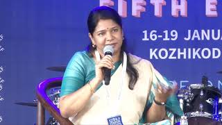 Kanimozhi in conversation with Anjana Sankar: Envisioning Quit India in 2020 - KLF 2020
