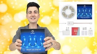 Lumary WiFi Smart LED Strip Light Review | RGB+Whites Dimmable Amazon Alexa Google Assistant