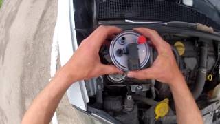 Замена топливного фильтра Renault Kangoo