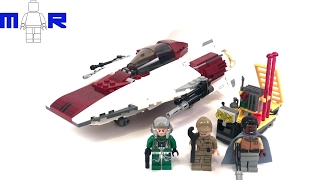LEGO Star Wars A-Wing Starfighter Review! 75175 - 2017