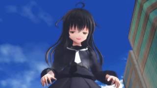 [MMD giantess]迫り来る巨大娘/giantess approaching