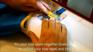 Applying Bias Tape Part Two: Double Fold Bias Tape