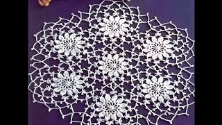 КРУГЛЫЕ АЖУРНЫЕ САЛФЕТКИ КРЮЧКОМ - 2018 / ROUND fishnet wipes HOOK / ROUND Netzs wischt HOOK