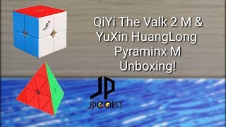 QiYi The Valk 2 M & YuXin HuangLong Pyraminx M Unboxing! | jpearly.com