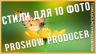 Бесплатные стили Proshow Producer для 10 фото