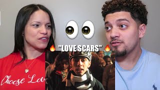 MOM REACTS TO J.I. "LOVE SCARS" FIRE REACTION!