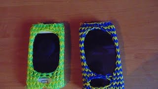 Плетение из резинок Чехол для телефона часть 1.
