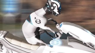 GOAT RIDING A HOVERBIKE - Goat Simulator Waste of Space DLC - Part 1 | Pungence