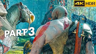 God of War Gameplay Walkthrough Part 3 FULL GAME [4K HDR 60FPS] PC Ultra | No Commentary