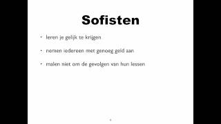 Plato en de sofisten