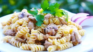 Макароны по-флотски с рыбой на сковороде: как приготовить макароны