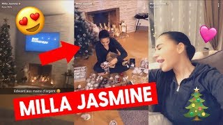MILLA JASMINE ET SON CHERI MUJDAT INSTALLENT LE SAPIN DE NOEL