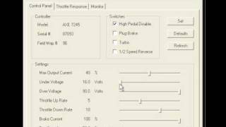 Programming an Alltrax Controller