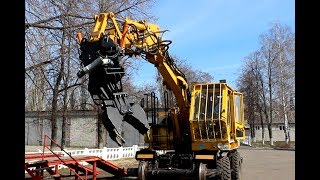 НПУ на экскаваторе-погрузчике на компбинированном ходу Geismar KGT-4RS
