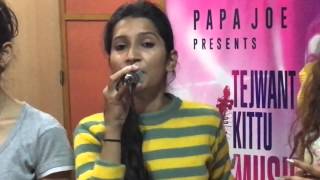 Girl power.......talent of Tejwant Kittu Music Academy#Baatein ye kabhi na#2015