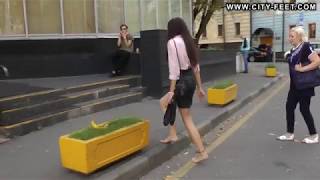 City-Feet.com - Barefoot office girl - Albina [1]