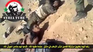 SYRIA! СИРИЯ! Сбор 'урожая' после разгрома группы бандитов..!!
