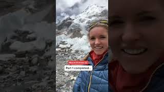 Now the real work starts! Heading up to the summit over the next few weeks! #shorts #mounteverest