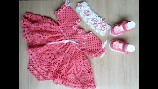Платье крючком часть1