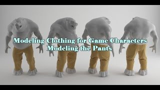 Creating Clothing for Game Characters : Creating the Pants