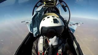 Пуски ракет «воздух-воздух» экипажами Су-30СМ в рамках ЛТУ в Астраханской и Воронежской областях