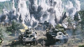 國軍假裝不敵邊打邊撤，把日軍騙入伏擊點，瞬間殲滅日軍坦克部隊！ ️ 抗日