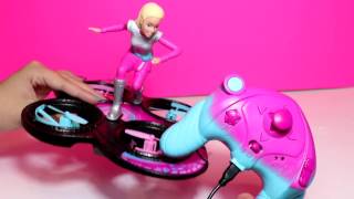 Barbie Star Light Adventure Flying RC Hoverboard Doll Review