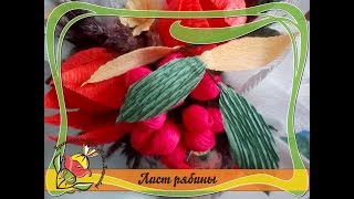 Лист рябины