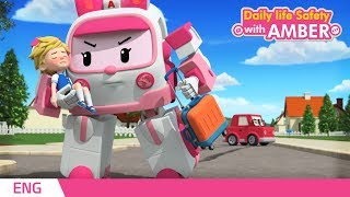 ? Daily life Safety with AMBER  | EP 01 - 04 | Robocar POLI | Kids animation