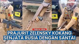 Pasukan Ukraina Sita Senjata Rusia yang Mundur di Kherson