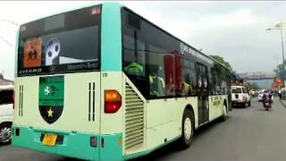 Hon Dr Julien Paluku a remis à l'AS Nyuki Systeme un bus Mercedec Benz  Goma le 21 01 2019