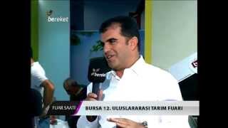 Süleyman Keleş Bereket TV'de Canlı Yayında - 2014 Bursa Tarım Fuarı