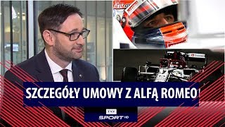 "Negocjowaliśmy z trzema teamami". Daniel Obajtek o umowie Roberta Kubicy z Alfą Romeo