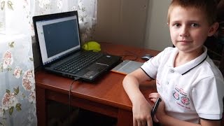 Математика через скайп (Skype) на доске IDroo+графический планшет -даже в 6 лет.
