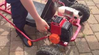 How To: Start A 2 Stroke Go Kart