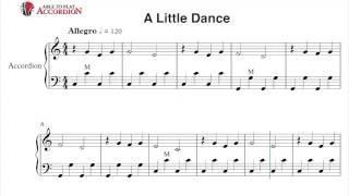 Accordion Sheet Music: A Little Dance