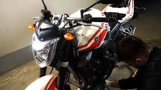 Антифриз в мотоцикл? Первое техобслуживание Yamaha FZ1