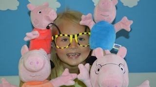 Свинка Пеппа кукольный театр.Открываем и играем.Peppa Pig.
