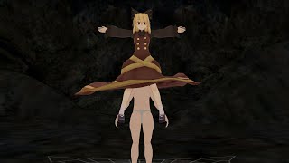 【東方MMD】ヤマメちゃんのダイビングスカート捕食【丸呑み(vore)】【Skirt Predation】