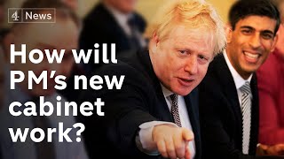 Johnson chairs his first reshuffled cabinet after Chancellor’s resignation