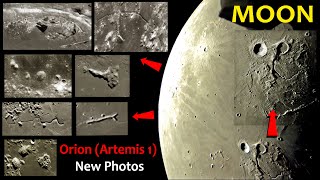 NEW Photos of the surface of the MOON in 2022! Improved detail! Orion spacecraft, Artemis 1 mission