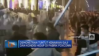Demo Pekerja Foxconn Ricuh