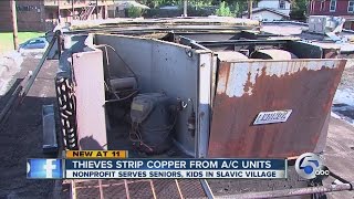 Thieves strip A/C units at CLE senior center